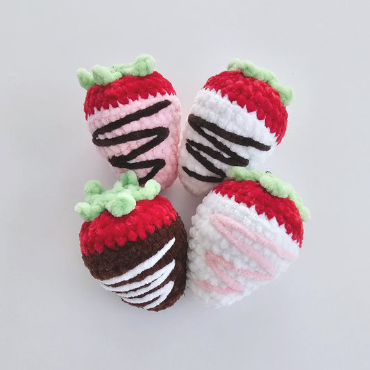 choco strawberry keychain