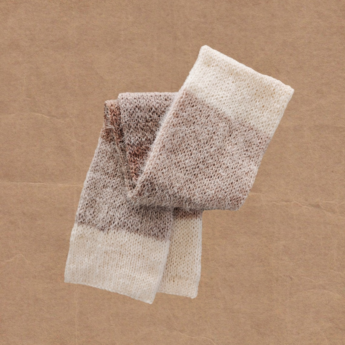 neutrals knit scarf