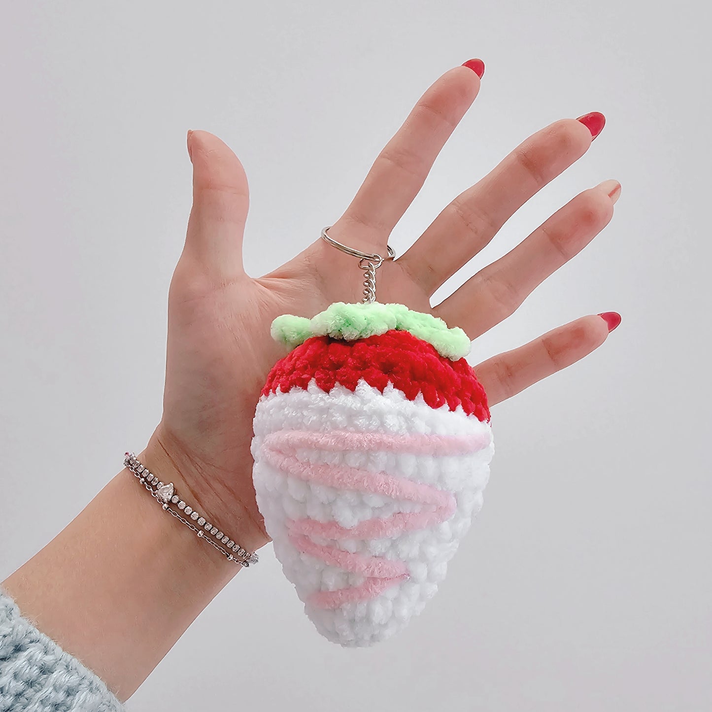 choco strawberry keychain